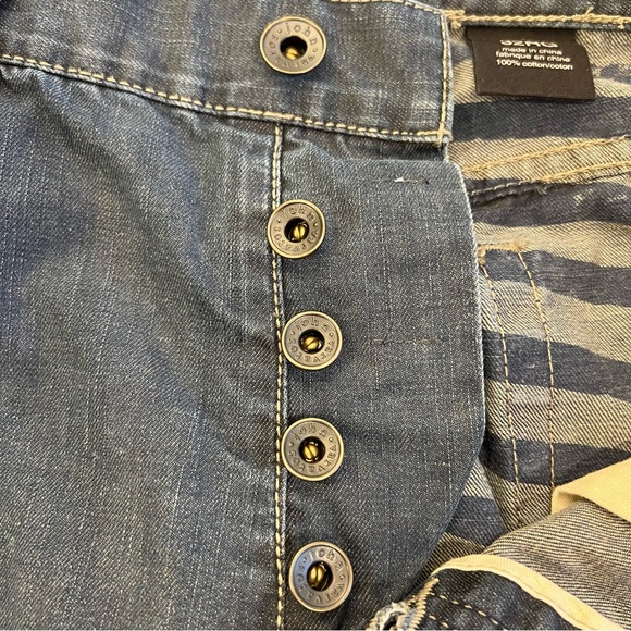 John Varvatos Straight Leg Button Fly Cotton Denim Jeans Size 32 x 31.5 EUC - Picture 13 of 16